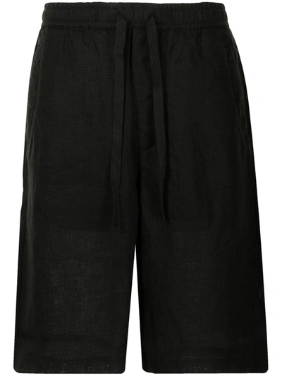 Maharishi Hemp Knee-length Shorts In Schwarz