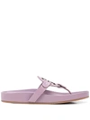 TORY BURCH MILLER CLOUD LEATHER SANDALS