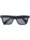 Oliver Peoples Oversized Rectangular-frame Sunglasses In 黑色
