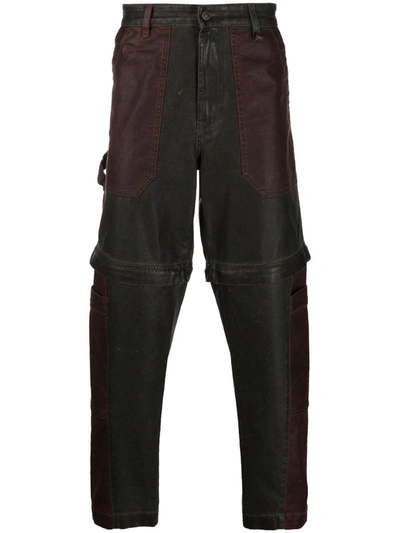Diesel Tapered Utility Trousers In Grün