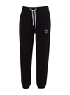 Palm Angels Logo-patch Drawstring Track Pants In Nero