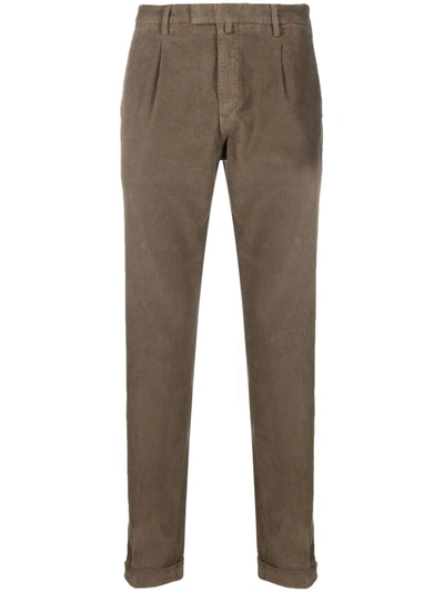 Briglia 1949 Corduroy Straight-leg Trousers In Grün