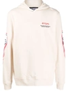 Enterprise Japan Asteroid Sleeve Print Hoodie In Nude