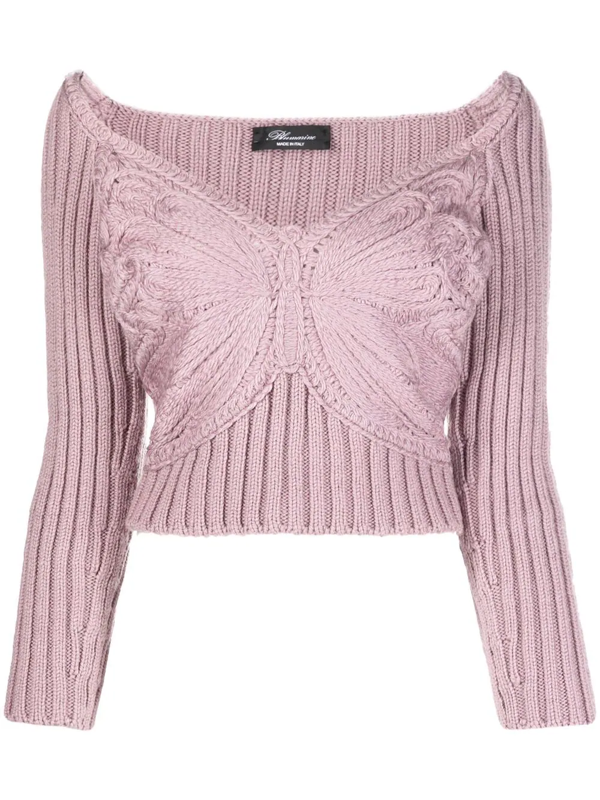 lilac butterfly top