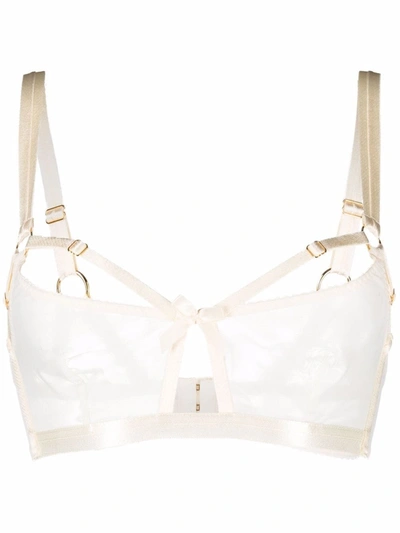 Bordelle Bondage Belle Soft-cup Bra In Neutrals