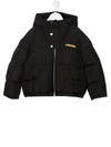 OFF-WHITE LOGO PRINT PADDED JACKET