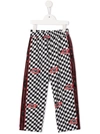 OFF-WHITE CHESSBOARD TRACK PANTS