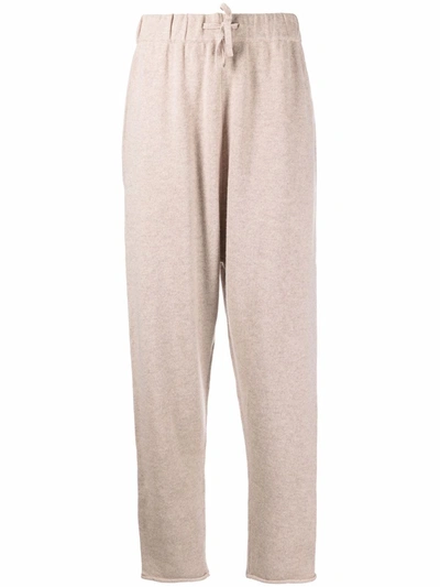 Co Cashmere Track Pants In Neutrals