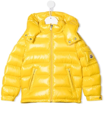 Moncler Kids' Yellow Padded Coat