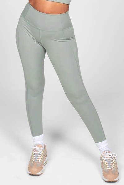 Girlfriend Collective Compressive High Waisted Legging In Green