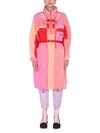 Stella Mccartney Maia Colorblock Utility Parka Jacket In Pink