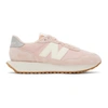 New Balance Pink 237 Sneakers In Oyster Pink/storm Bl