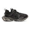 Balenciaga Faded Track Sneaker Faded Black In 1000 Faded Black