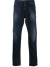 Diesel Krooley Tapered Leg Jeans In Blau