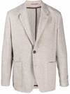 CANALI SINGLE-BREASTED TAILORED BLAZER