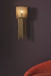 Anthropologie Draped Chain Sconce In Gold