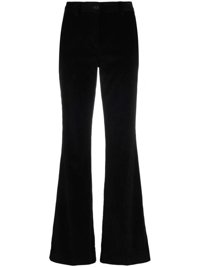 P.a.r.o.s.h Slim-cut Straight Leg Trousers In Black