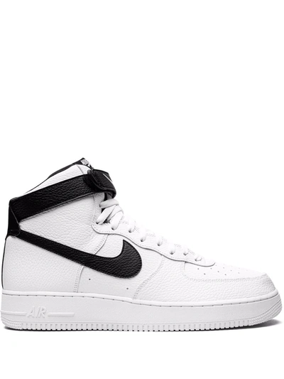 Nike Air Force 1 High '07 An21 Sneakers In White/black