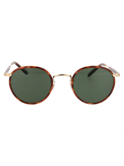 Garrett Leight Wilson 46 Sunglasses In Butterscotch Tortoise-gold-dark Honey Tortoise/pure G15