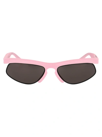 Bottega Veneta Bv1114s Sunglasses In 003 Pink Pink Grey
