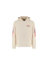 Enterprise Japan Asteroid Sleeve Print Hoodie In Almond Milk