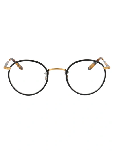 Garrett Leight Wilson 46 Glasses In Matte Black-matte Spotted Tortoise