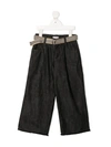 BRUNELLO CUCINELLI HIGH-RISE BELTED STRAIGHT-LEG TROUSERS,16336284