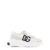 Dolce & Gabbana Daymaster Nylon And Suede Sneakers In White
