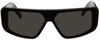 RICK OWENS BLACK PERFORMA SUNGLASSES