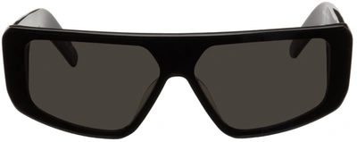 Rick Owens Performa Rectangular Sunglasses In Black