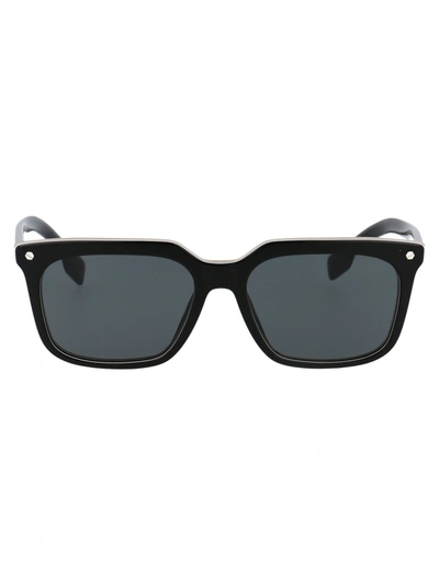 Burberry Eyewear Carnaby Sunglasses In 379887 Black