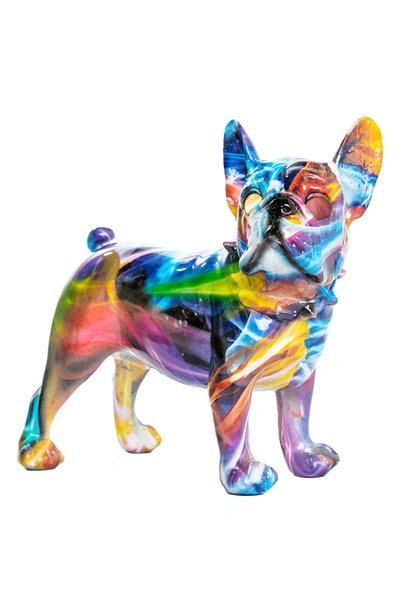 Interior Illusions Plus Smoke Art Bulldog Ears Up In Multi-color