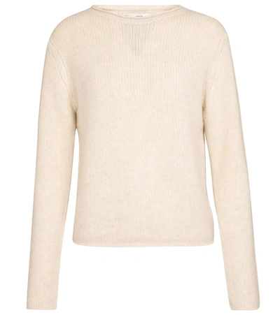 Vince Women's Rib-knit Cashmere Sweater In Light Straw