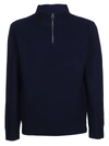 APC A.P.C. HIGH NECK RIBBED KNITTED JUMPER