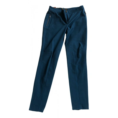 Pre-owned Loro Piana Straight Pants In Blue