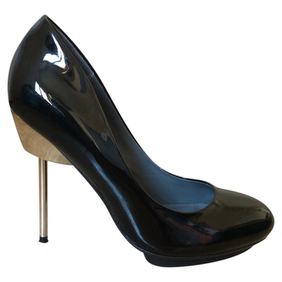 Pre-owned United Nude Patent Leather Heels In Black
