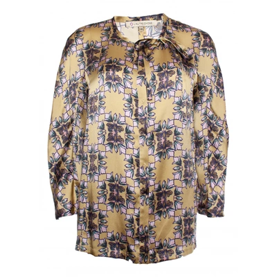 Pre-owned L'autre Chose Silk Blouse In Multicolour