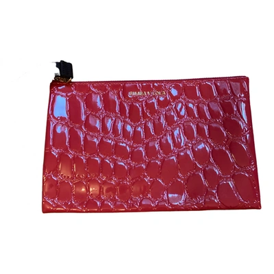 Pre-owned Bimba Y Lola Clutch Bag In Red