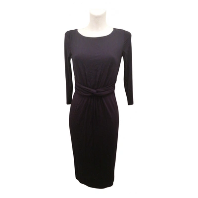 Pre-owned Boden Mid-length Dress In Navy