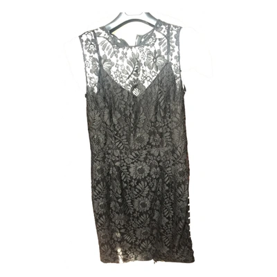 Pre-owned Dolce & Gabbana Silk Mid-length Dress In Black