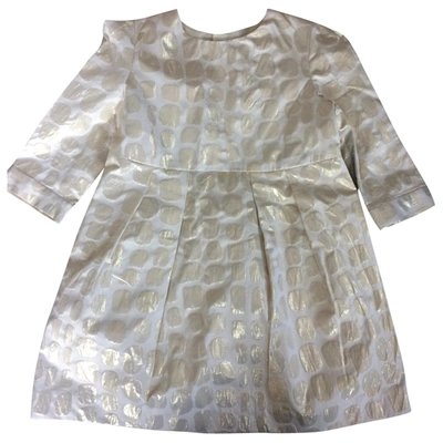 Pre-owned Bonpoint Kids' Mini Dress In Gold