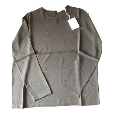 Pre-owned Fabiana Filippi Silk Blouse In Grey