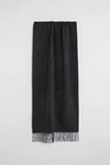 Filippa K Cashmere Blend Scarf In Antracite Melange