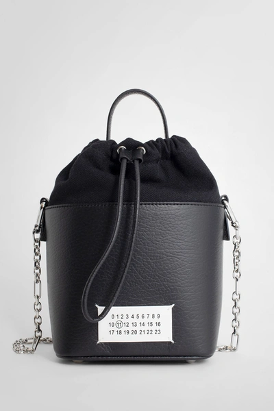 MAISON MARGIELA WOMAN BLACK TOP HANDLE BAGS