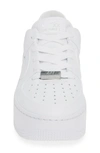 Nike Air Force 1 Sage Low Platform Sneaker In White/ White/ White