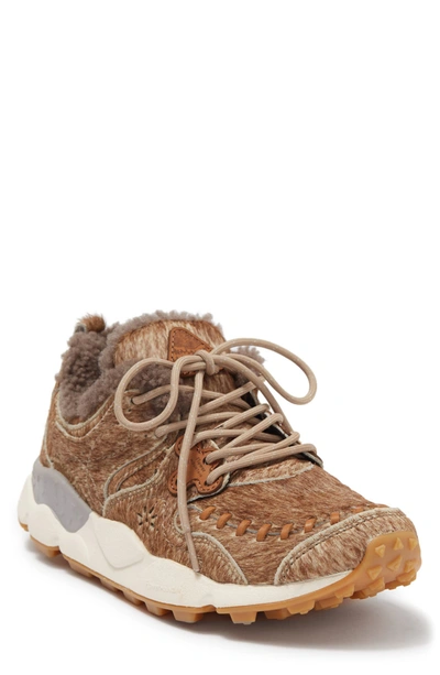 Flower Mountain Yamano Genuine Calf Hair Athletic Sneaker In 265