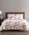 HALLMART COLLECTIBLES AVIARY BLOSSOM 8-PC KING/CALIFORNIA KING COMFORTER & COVERLET SET BEDDING