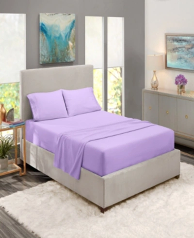 Nestl Bedding Premier Collection Deep Pocket 4 Piece Bed Sheet Set, California King In Lavender