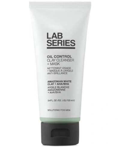 Lab Series Skincare For Men Oil Control Clay Cleanser + Mask, 3.4-oz.
