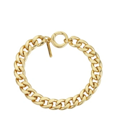 Unwritten Gold Flash Plated Chain Bracelet, 7" Length